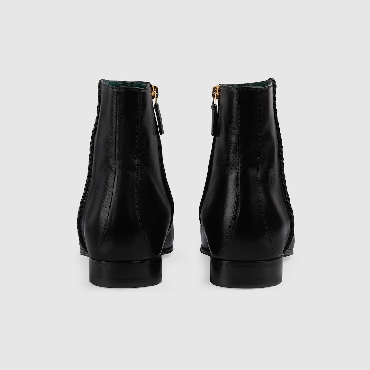 Gucci Horsebit Leather Ankle Boots