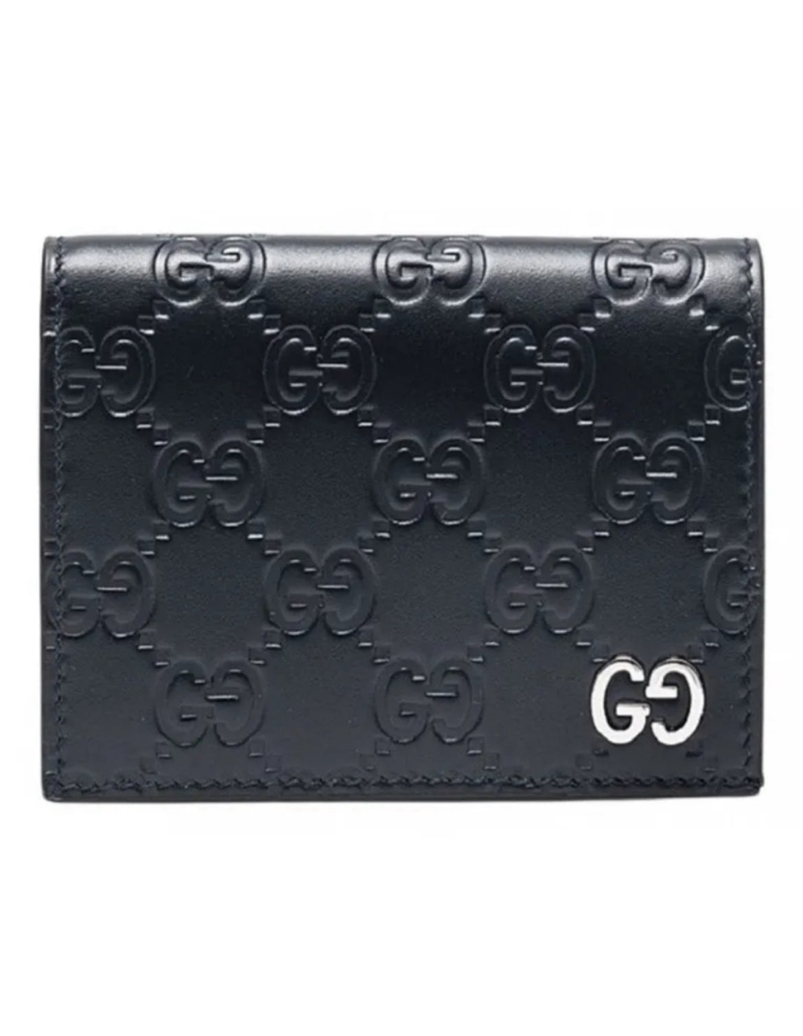 Gucci New GG Logo Leather Unisex Wallet