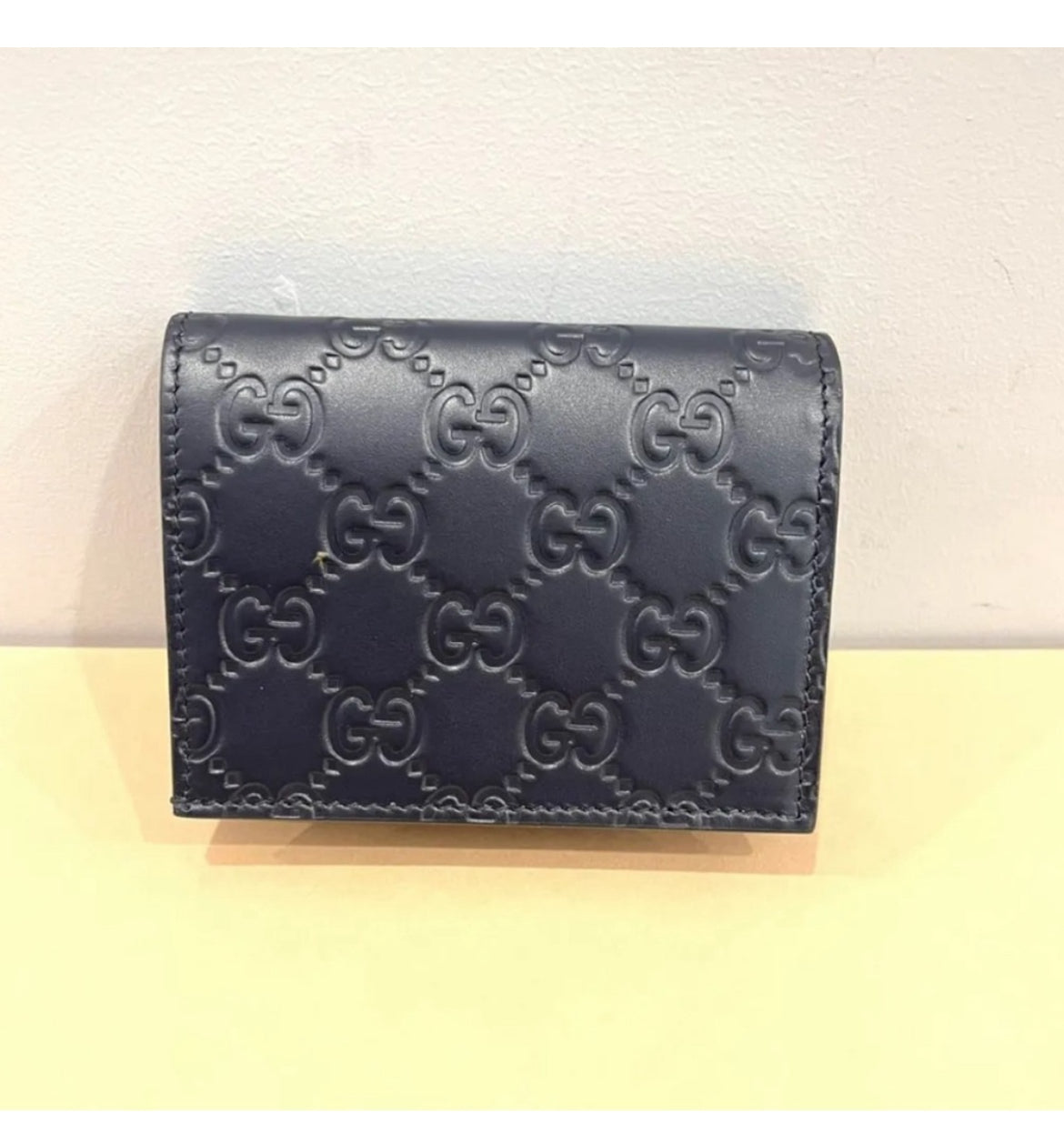 Gucci New GG Logo Leather Unisex Wallet