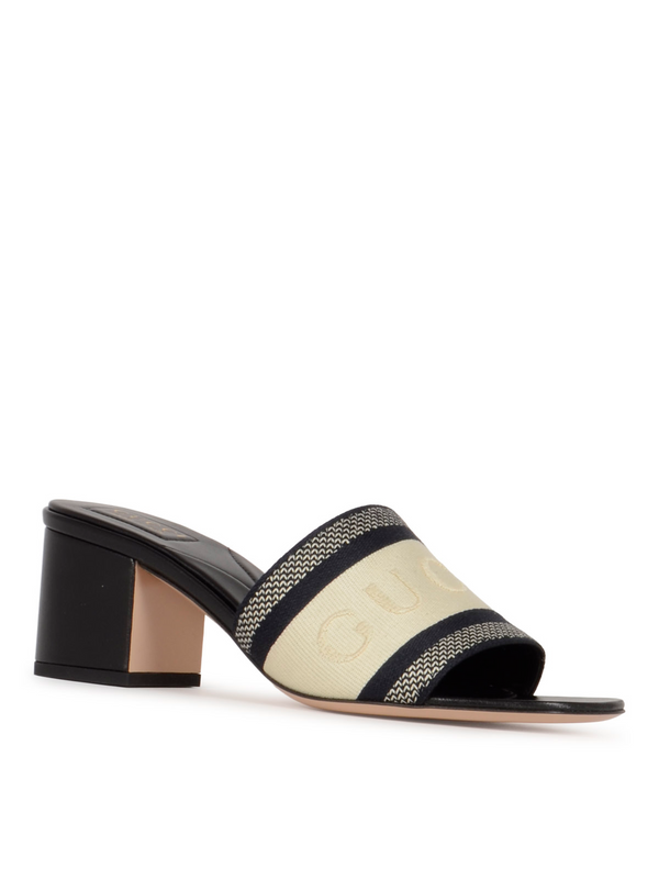 Gucci Web Jane Slide Sandals