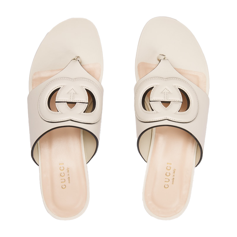 Gucci Interlocking G Cut Out Sandals