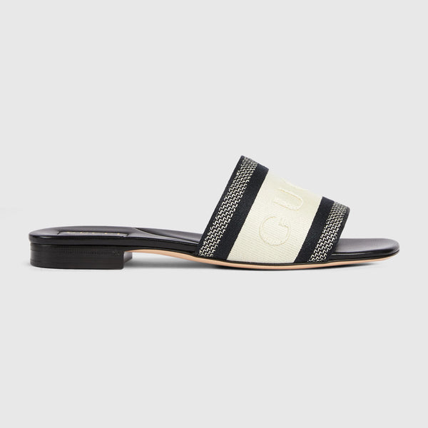 Gucci Web Jane Slide Sandals