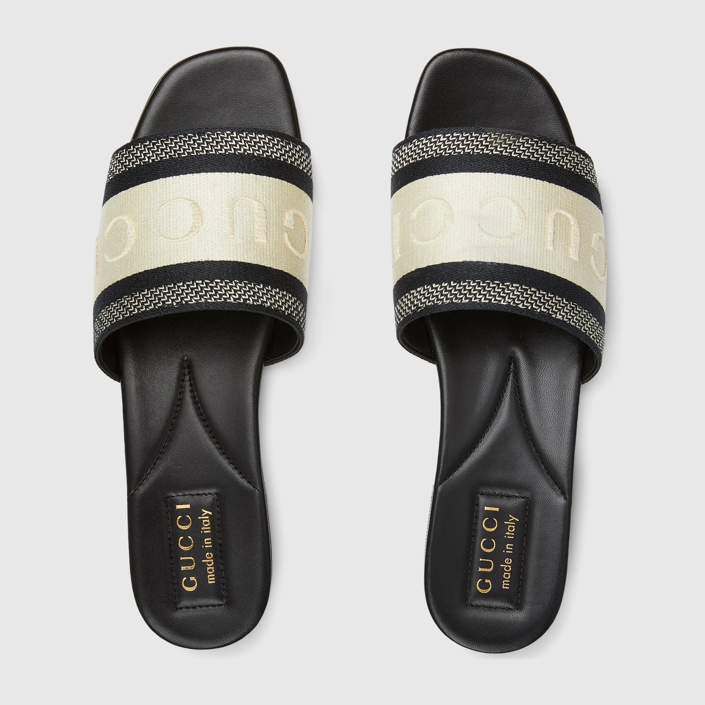 Gucci Web Jane Slide Sandals