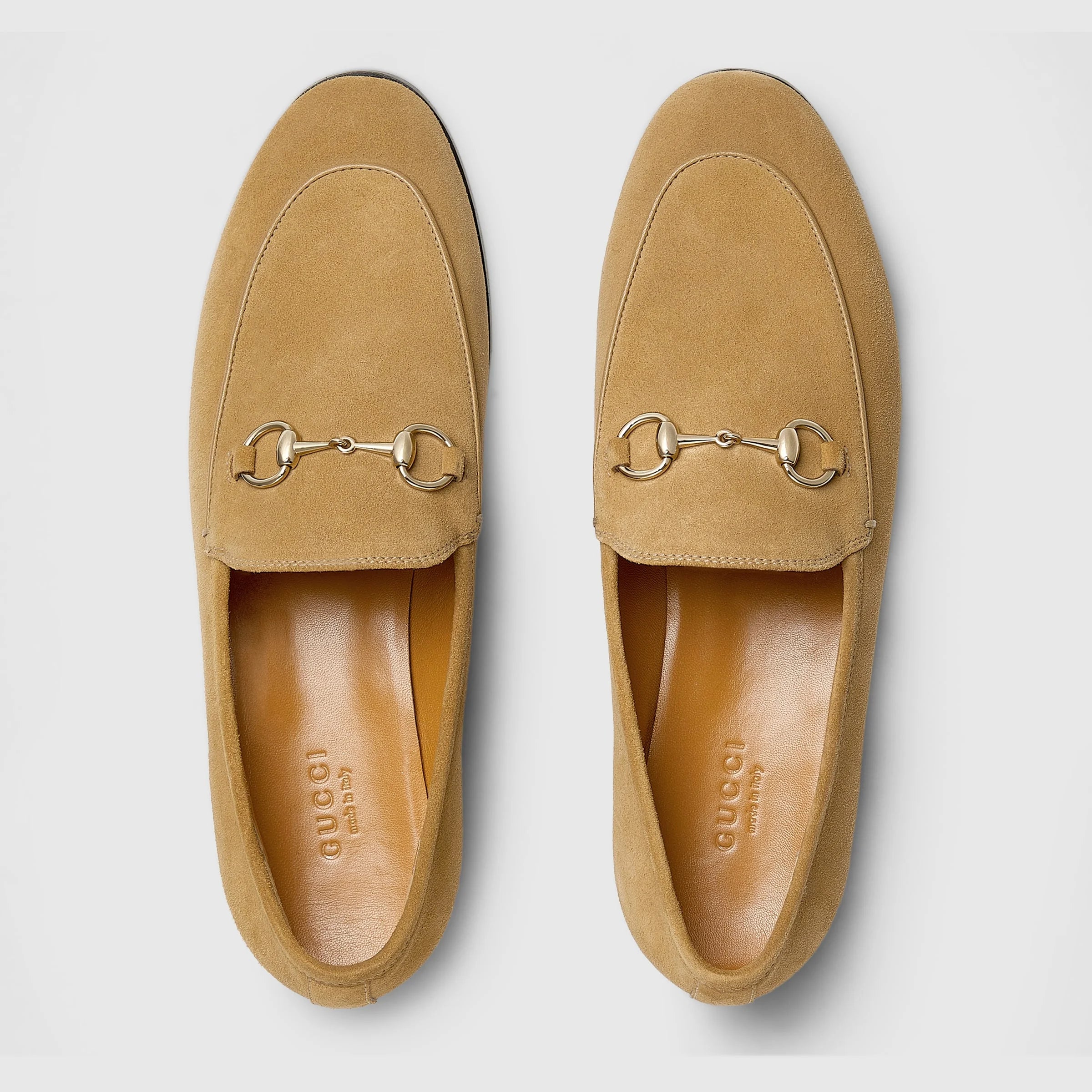 Gucci Horsebit Suede Loafers