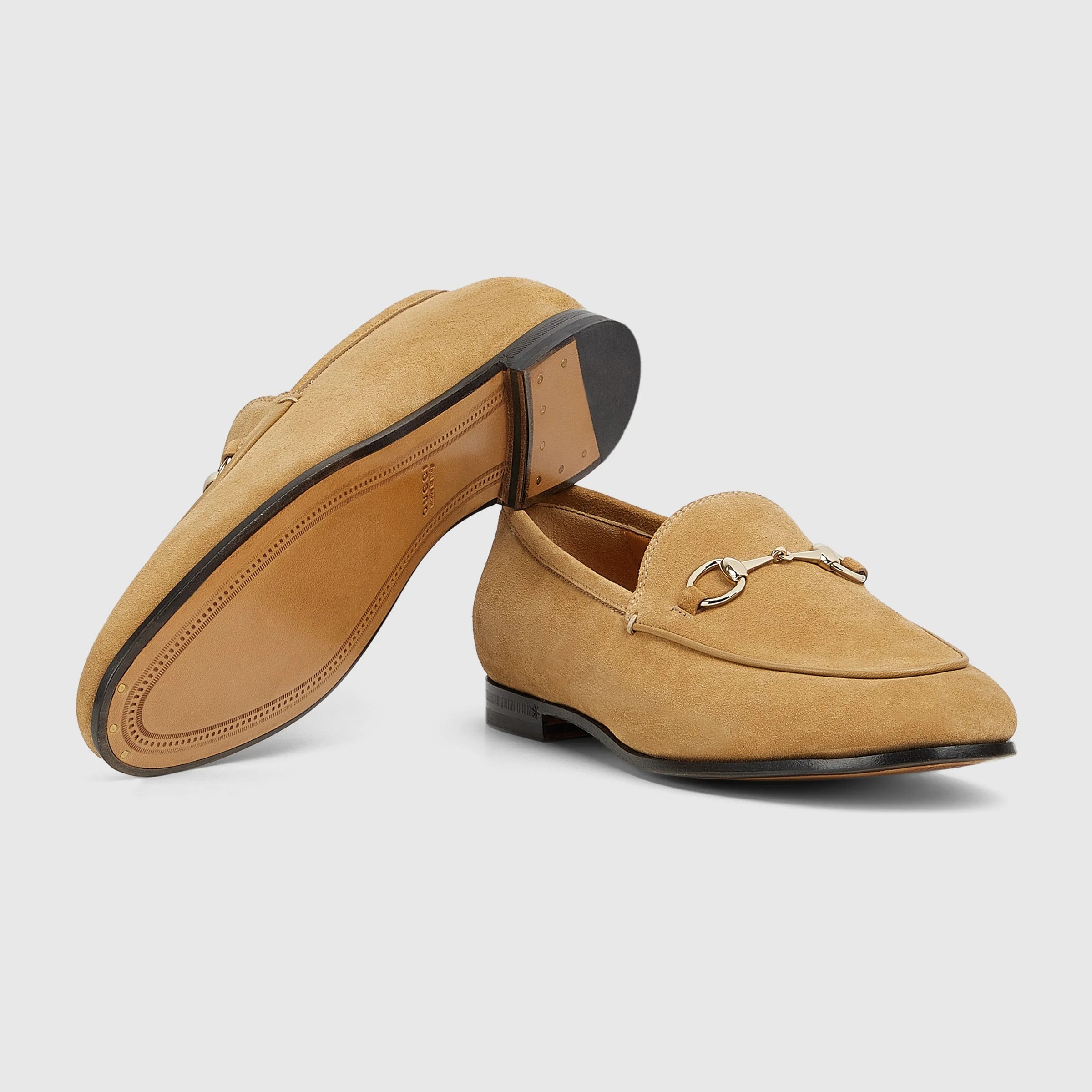 Gucci Horsebit Suede Loafers