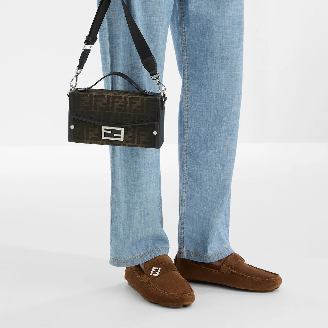 Fendi FF Suede Drivers