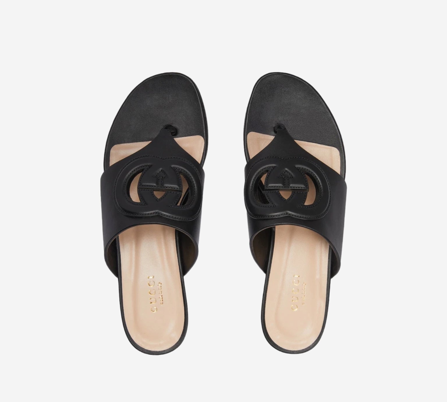 Gucci Interlocking G Cut Out Sandals