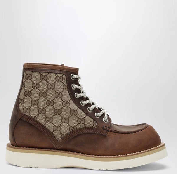 Gucci GG Laced Ankle Boots (120)