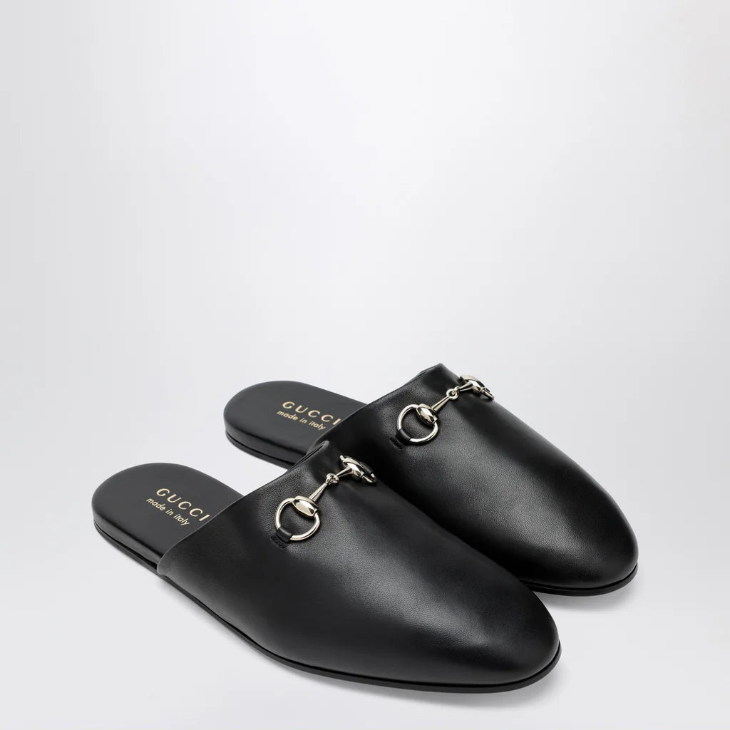 Gucci Horsebit Leather Mules (120)