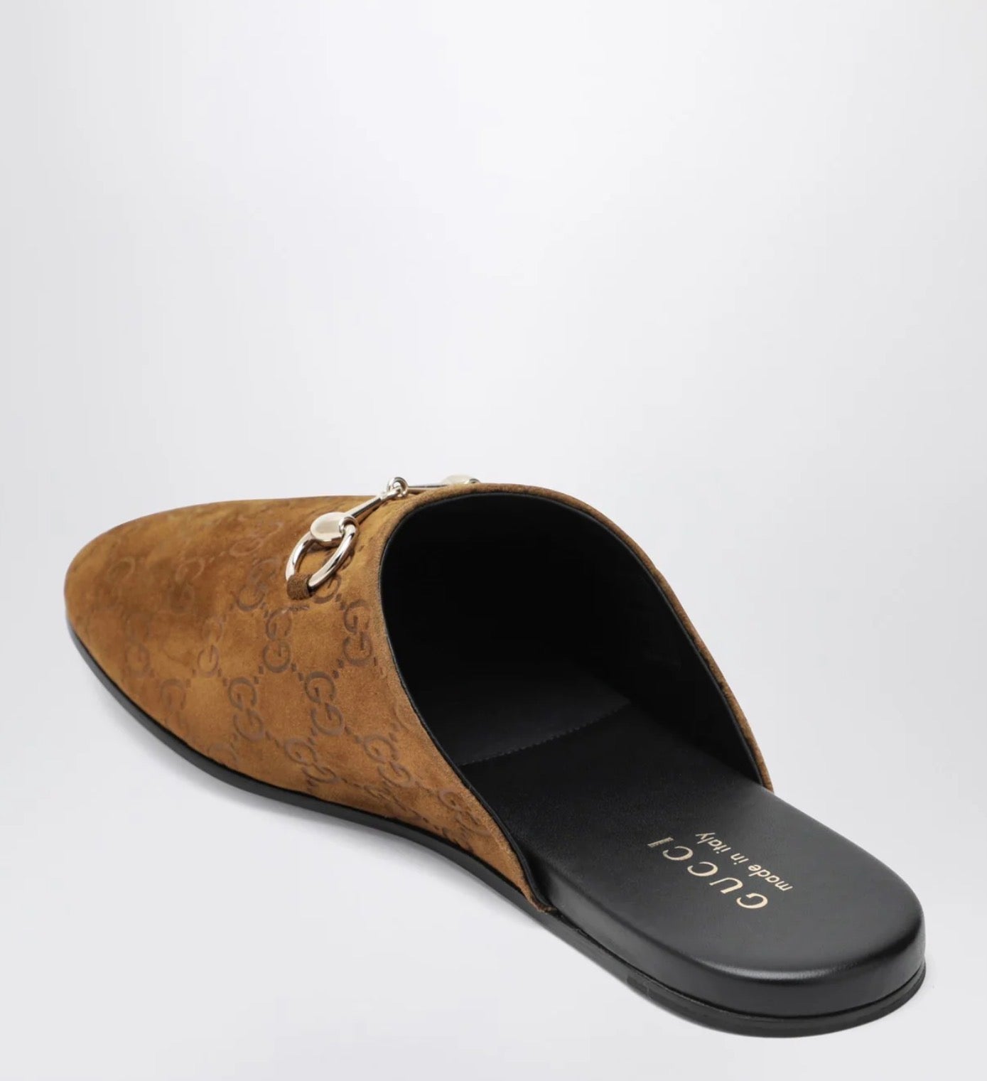 Gucci Horsebit Suede Mules (120)
