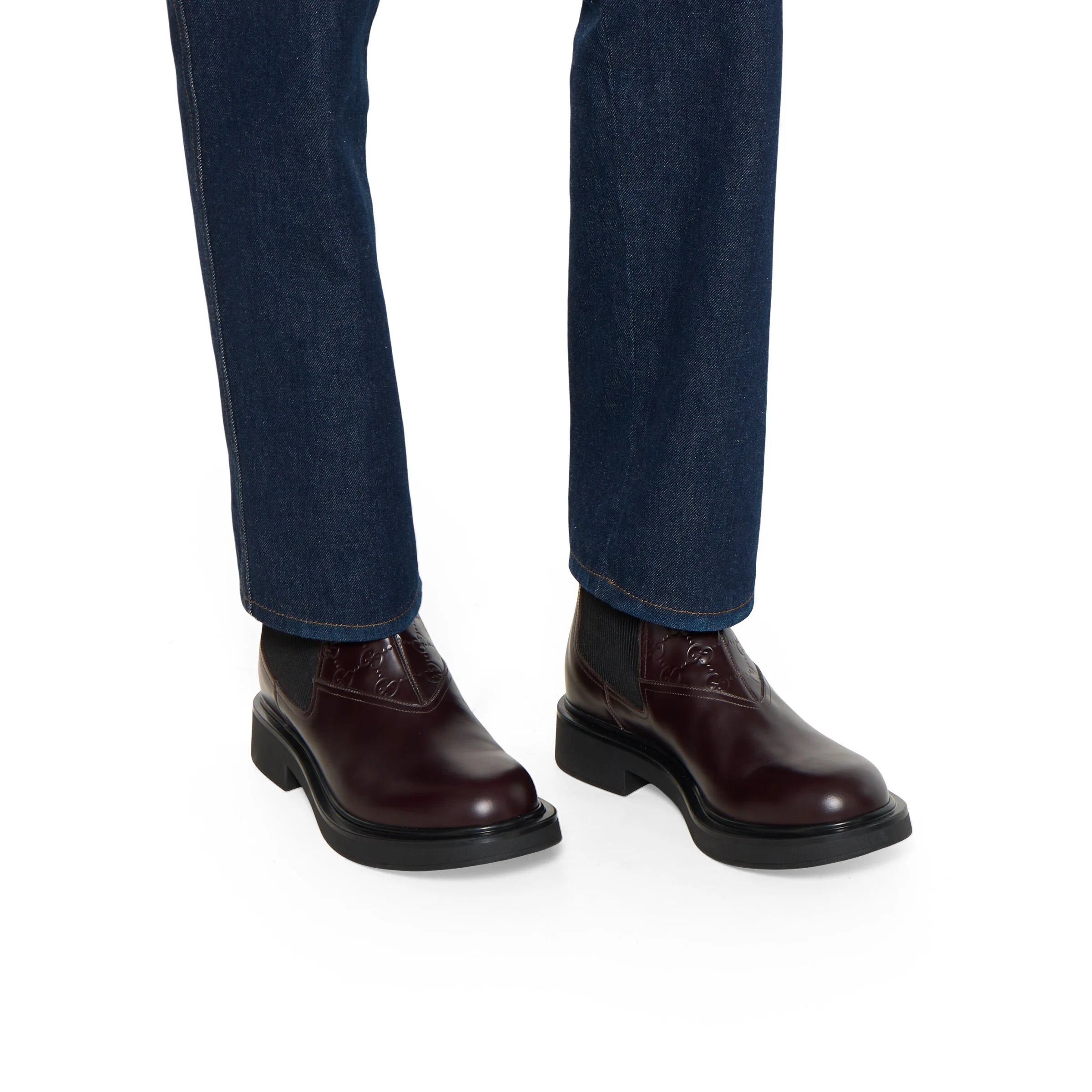 Gucci GG Detail Ankle Boots