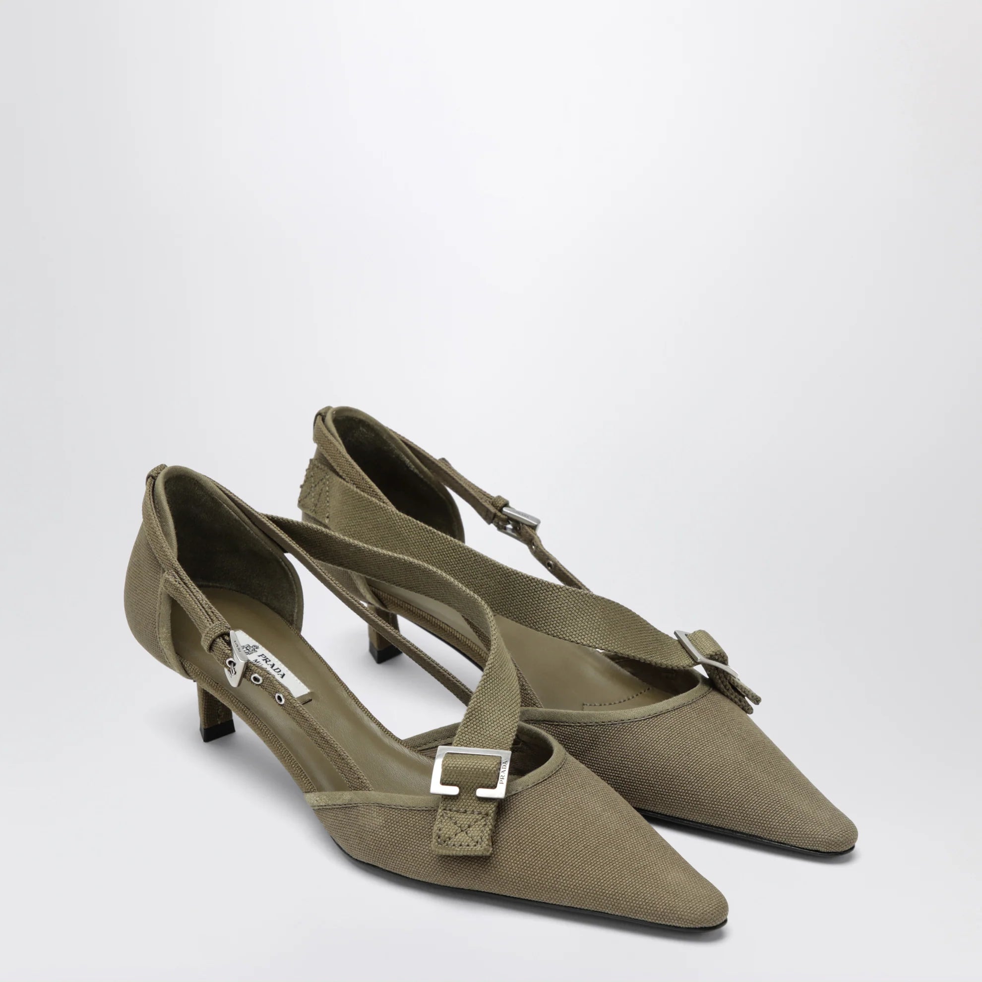Prada Canvas Pumps (120)