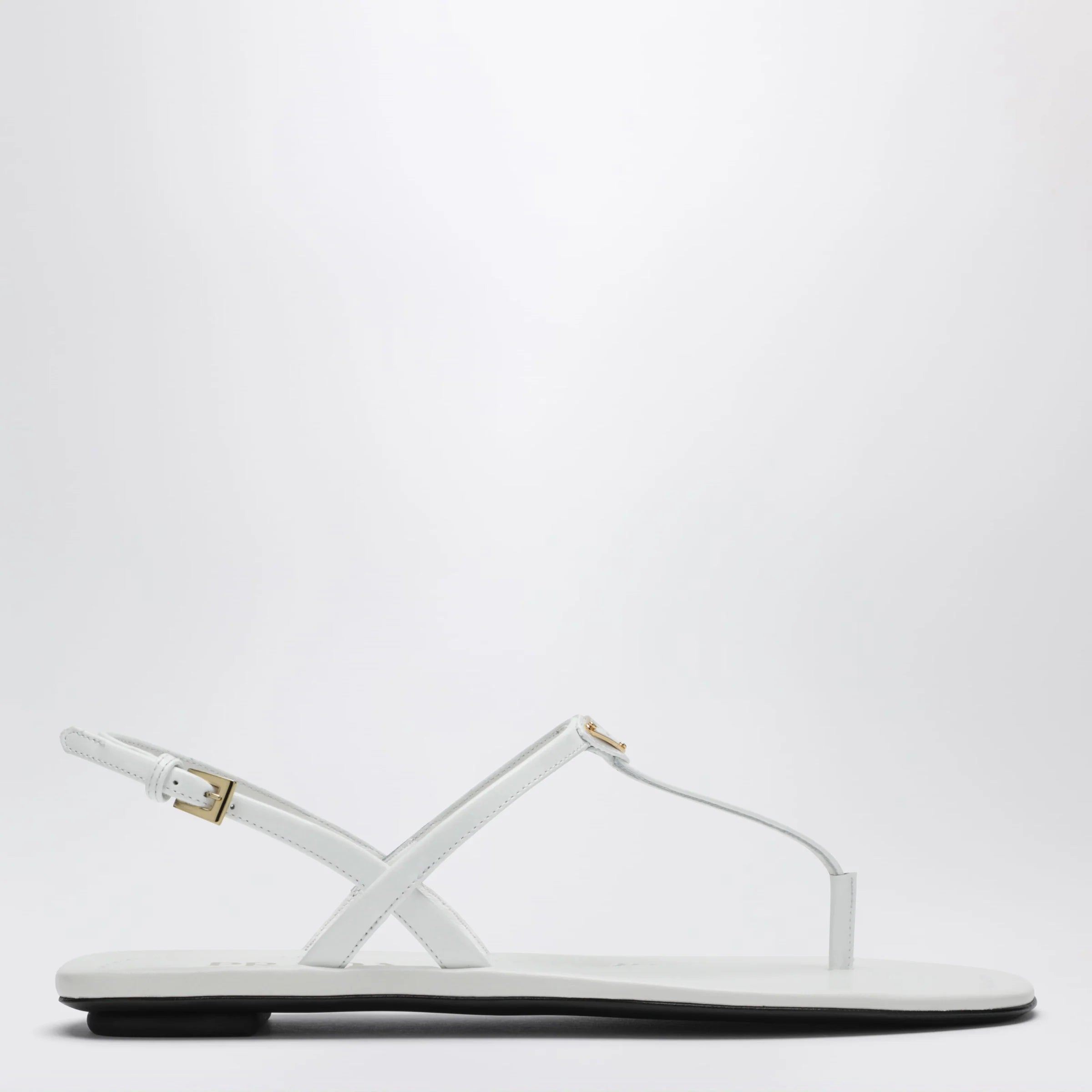 Prada Triangle Logo Thong Sandal (120)