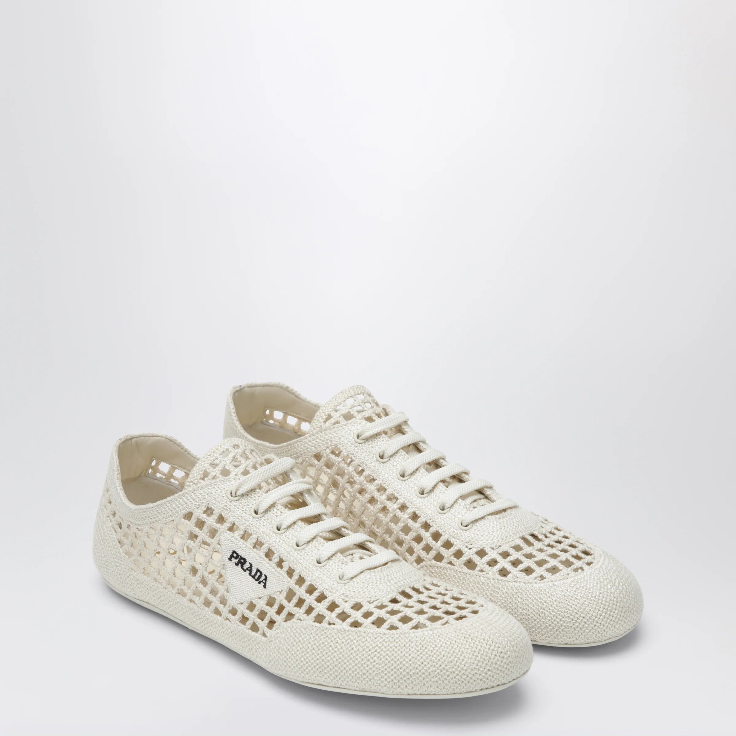 Prada Crochet Upper Sneakers (120)