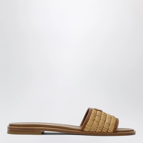 Prada Crochet Slide Sandal (120)