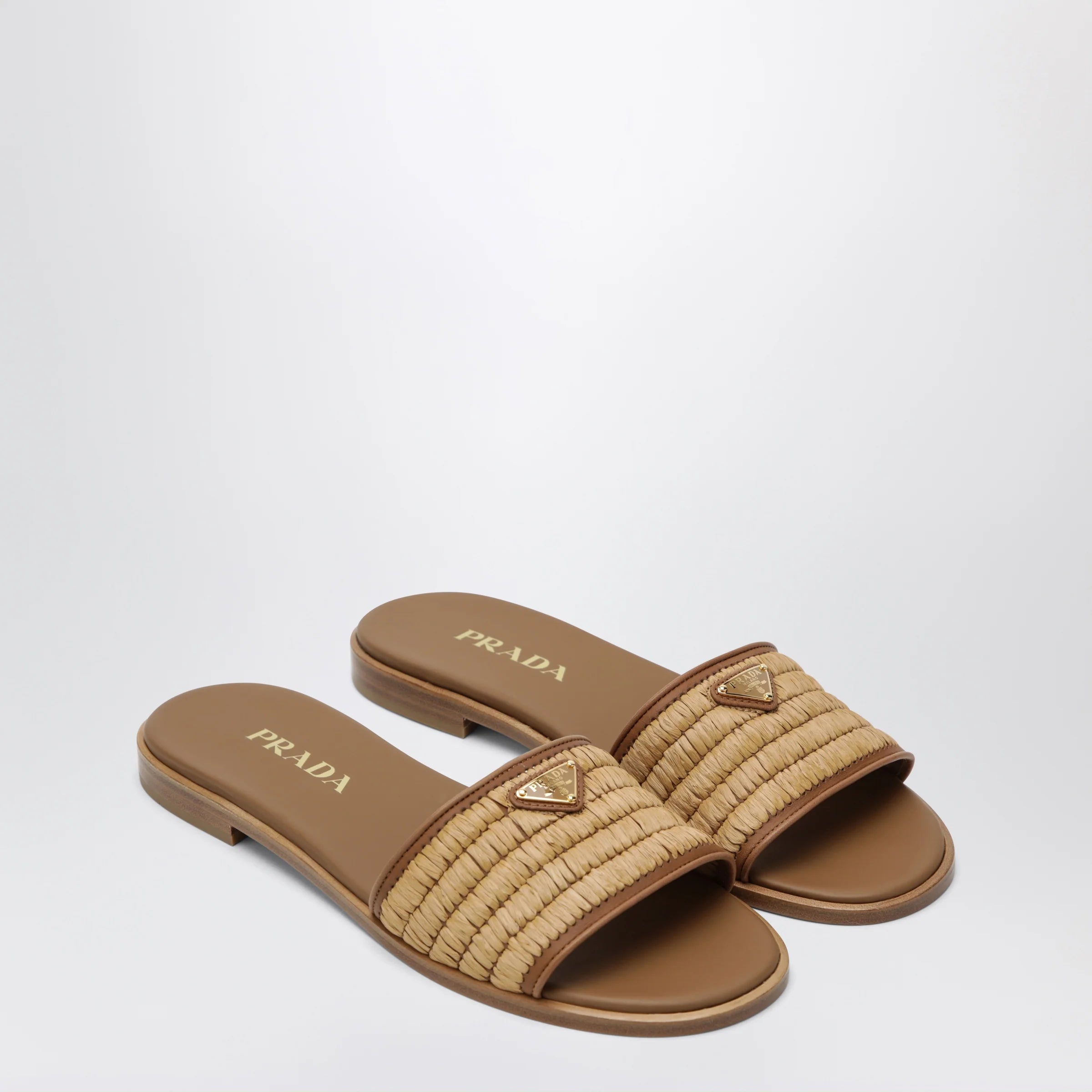 Prada Crochet Slide Sandal (120)
