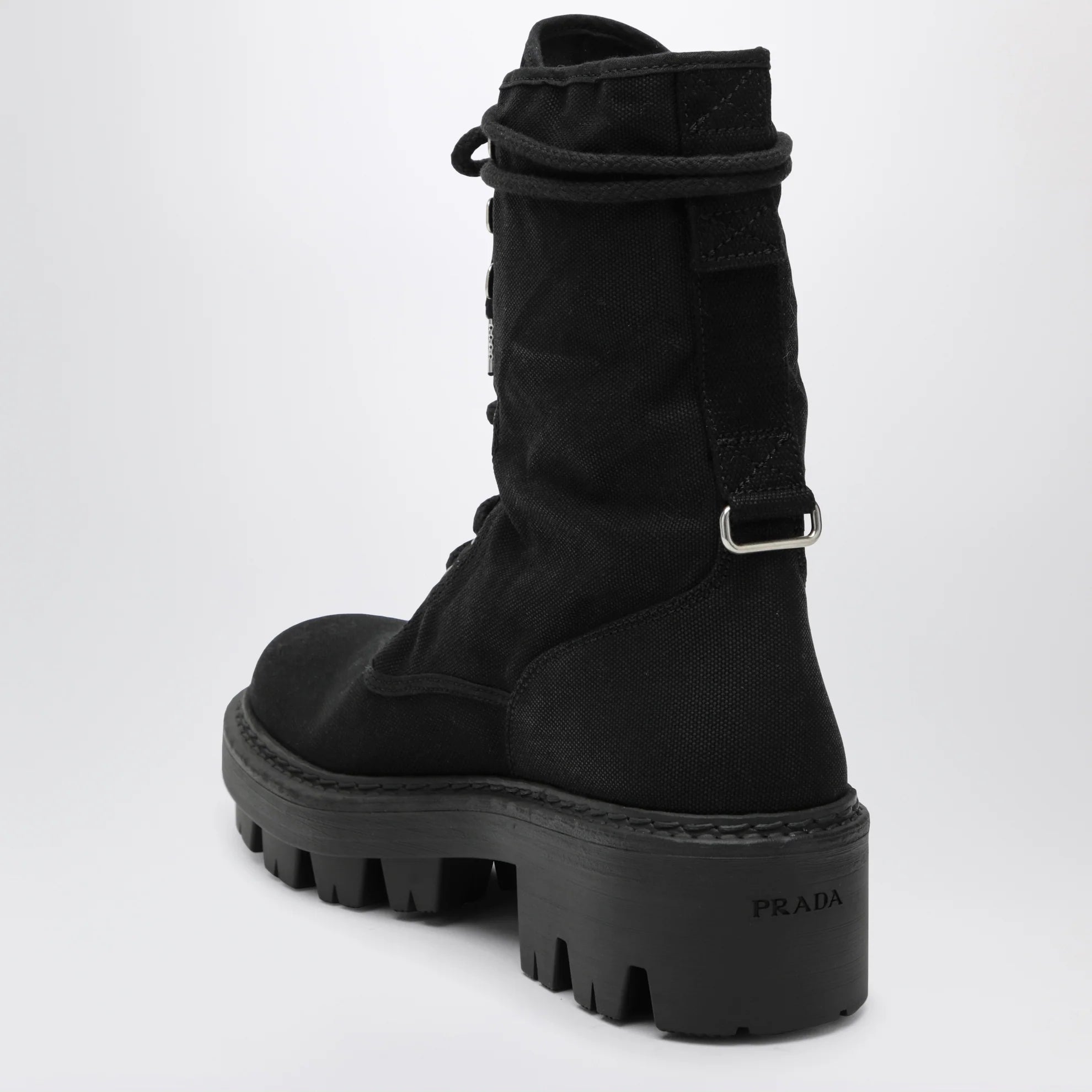 Prada Lace-up Ankle Boot (120)