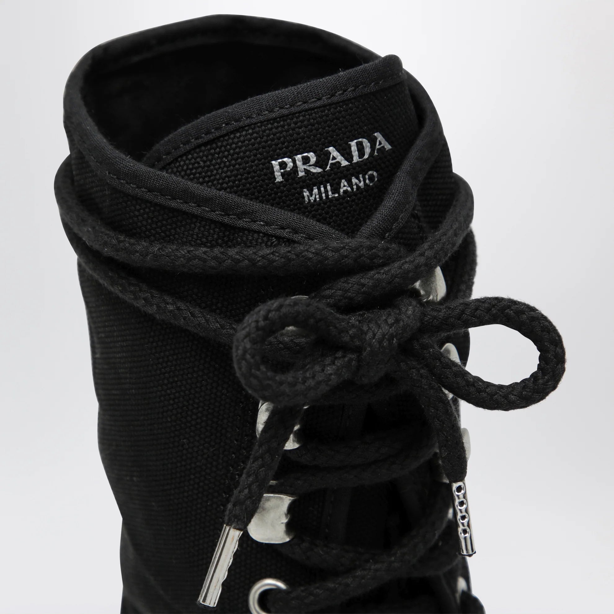 Prada Lace-up Ankle Boot (120)