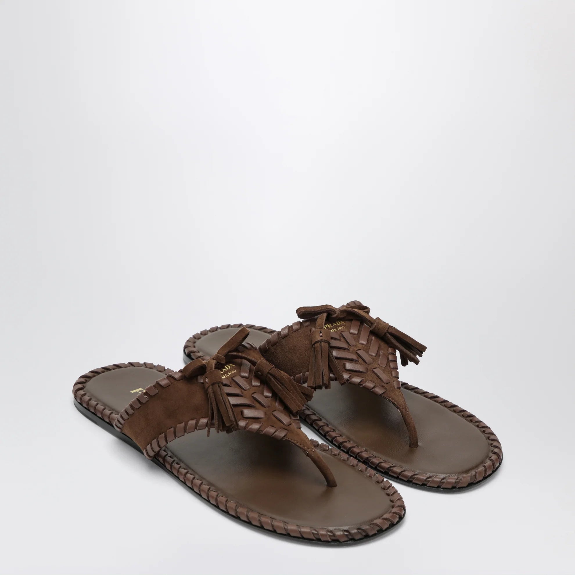 Prada Leather Sandals (120)