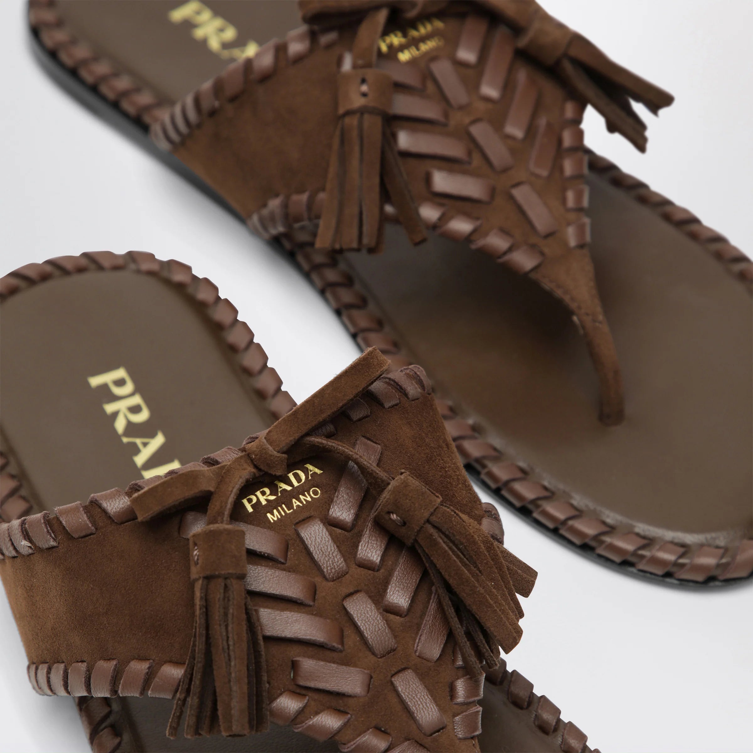 Prada Leather Sandals (120)