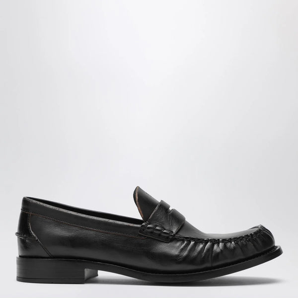 Prada Brushed Leather Loafers (120)