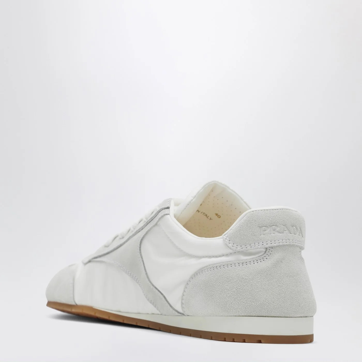 Prada Suede Inserts Sneaker (120)