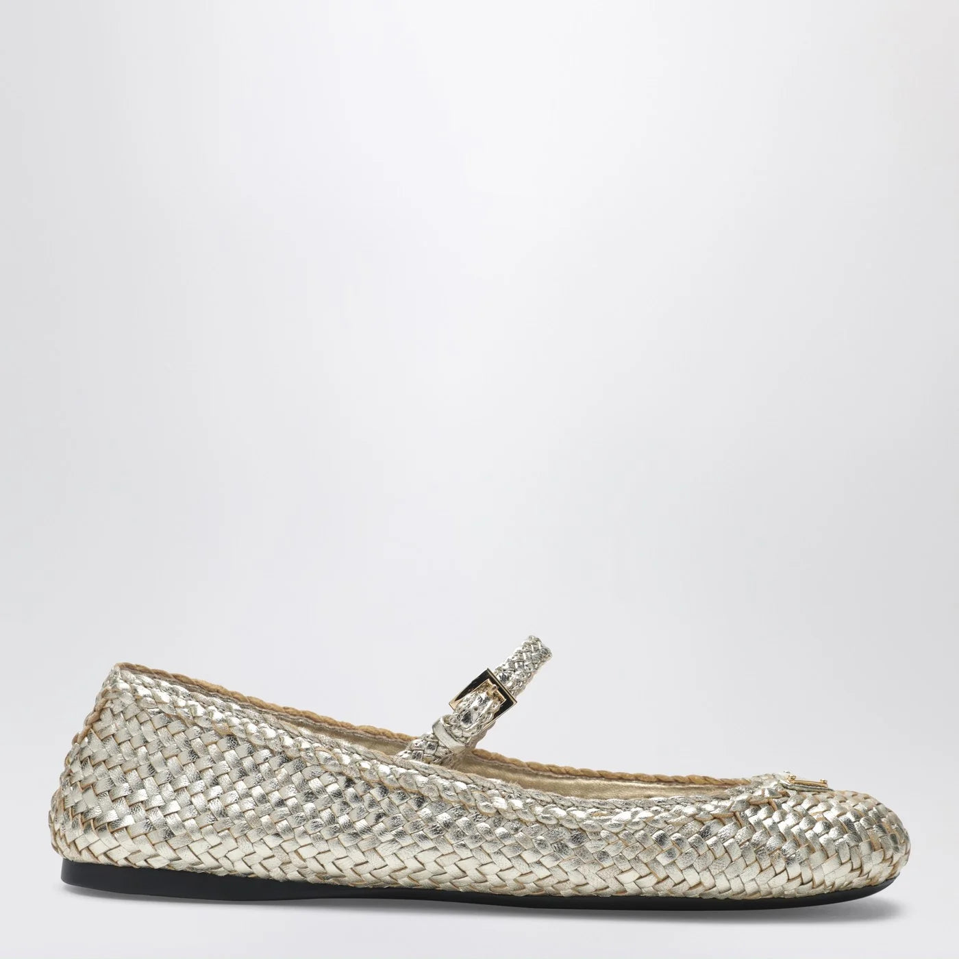 Prada Woven Ballet Flat (120)