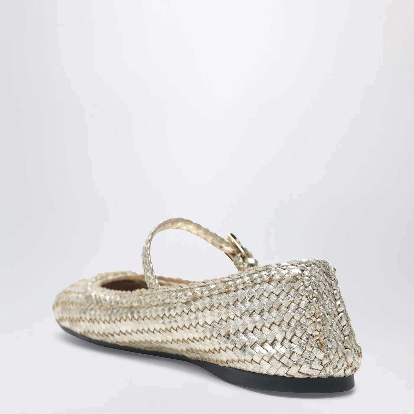 Prada Woven Ballet Flat (120)