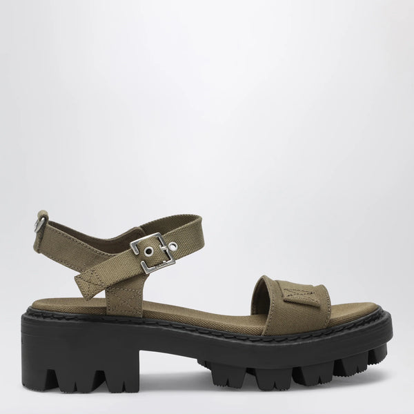 Prada Canvas Sandal (120)