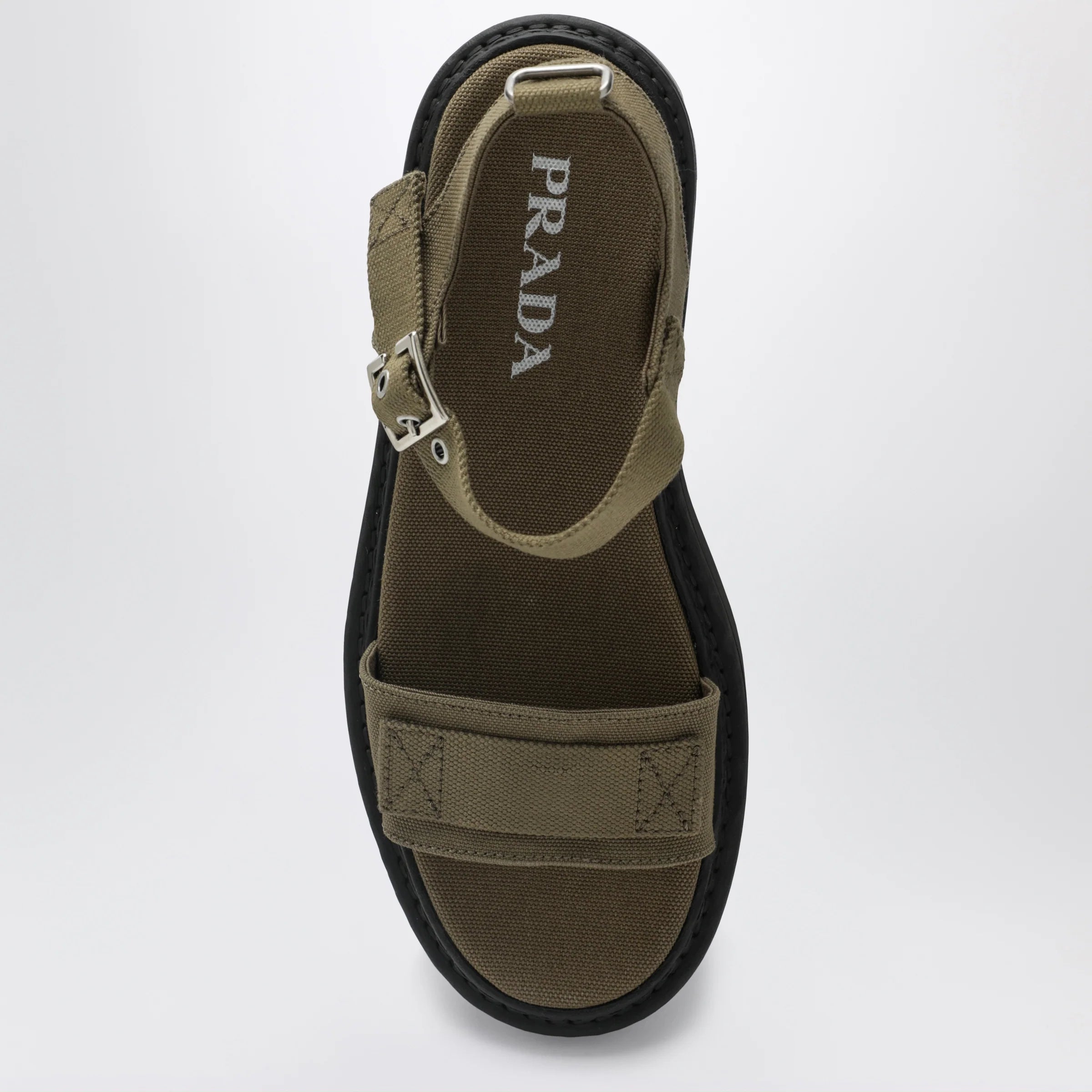 Prada Canvas Sandal (120)