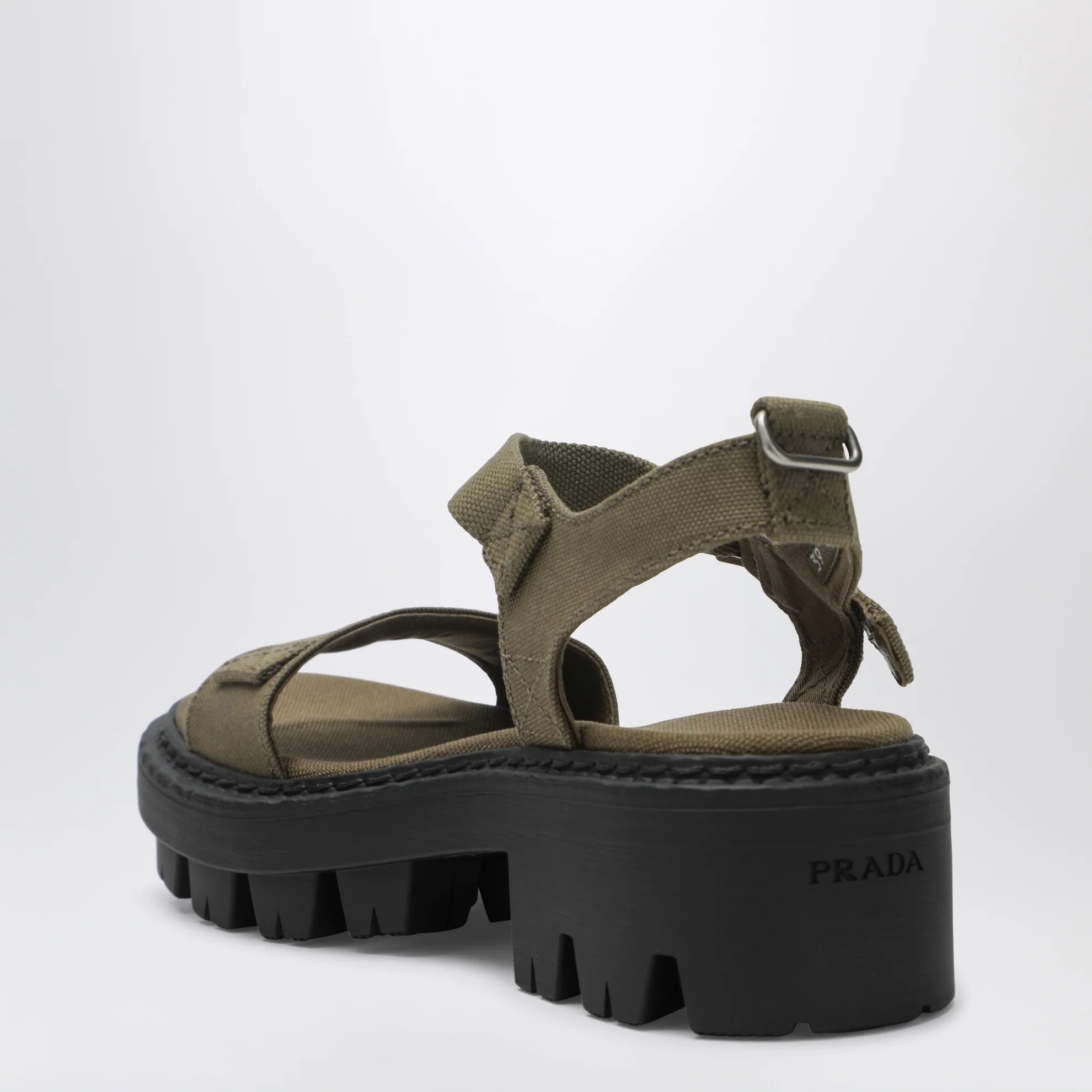 Prada Canvas Sandal (120)