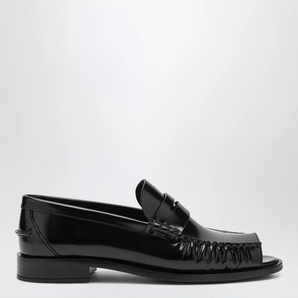 Prada Peep-Toe Loafer (120)