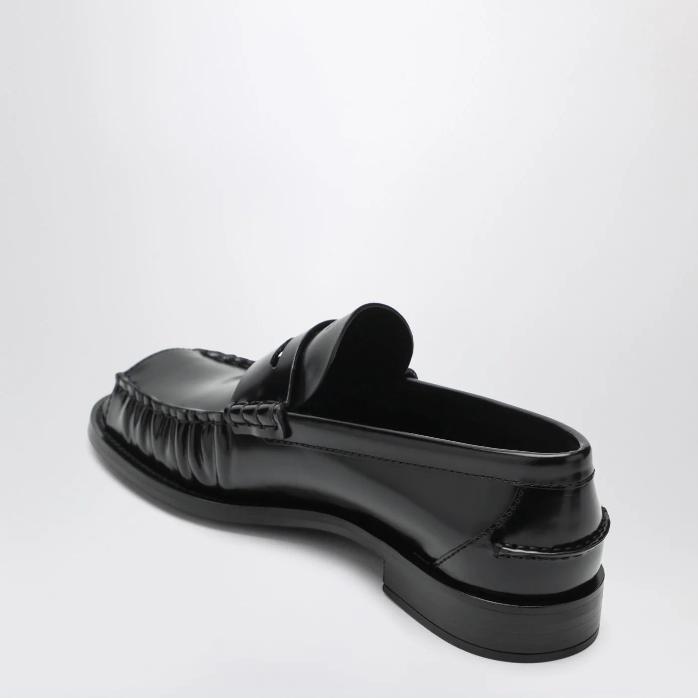 Prada Peep-Toe Loafer (120)