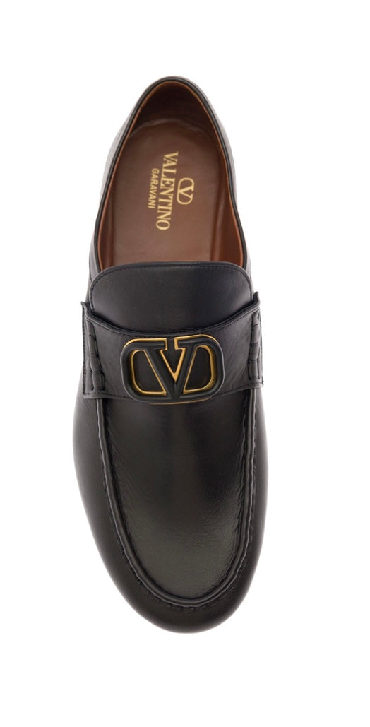Valentino Garavani Vlogo signature leather loafers