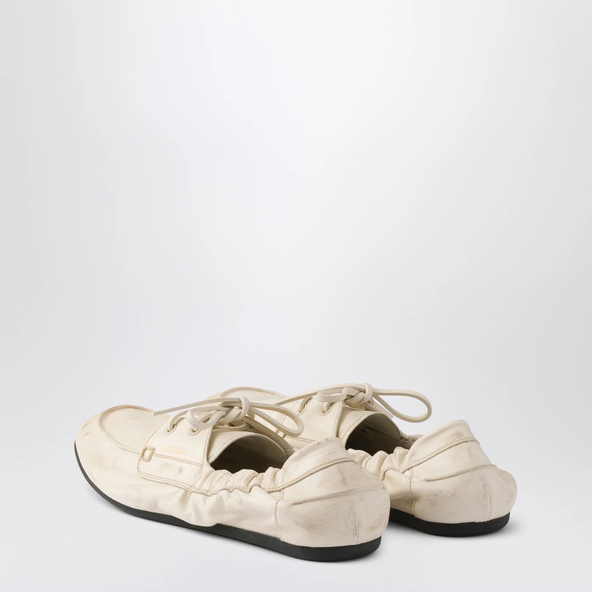 Prada Shuffle Boat Loafer (120)