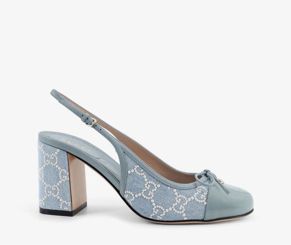 Gucci Double G Slingback Pumps