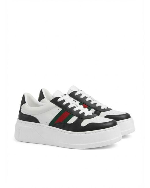 Gucci Web Chunky Trainer Sneakers