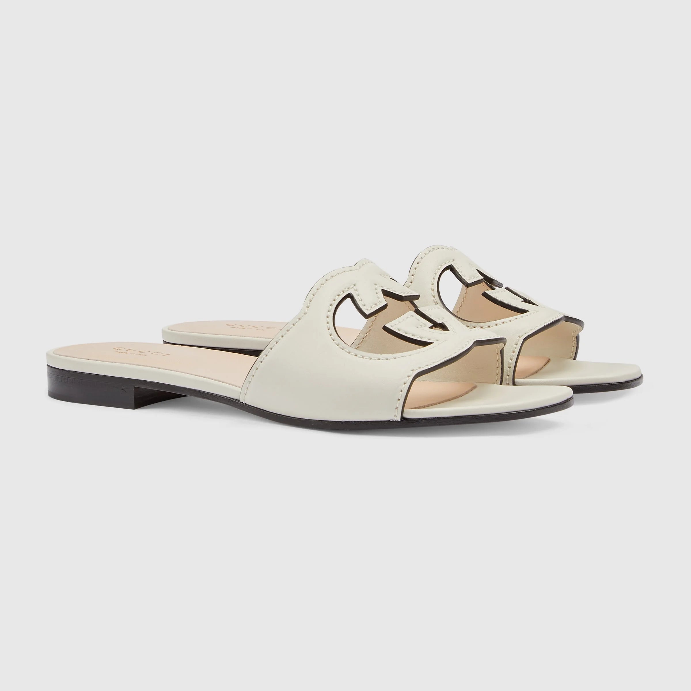 Gucci Interlocking G Slide Sandals