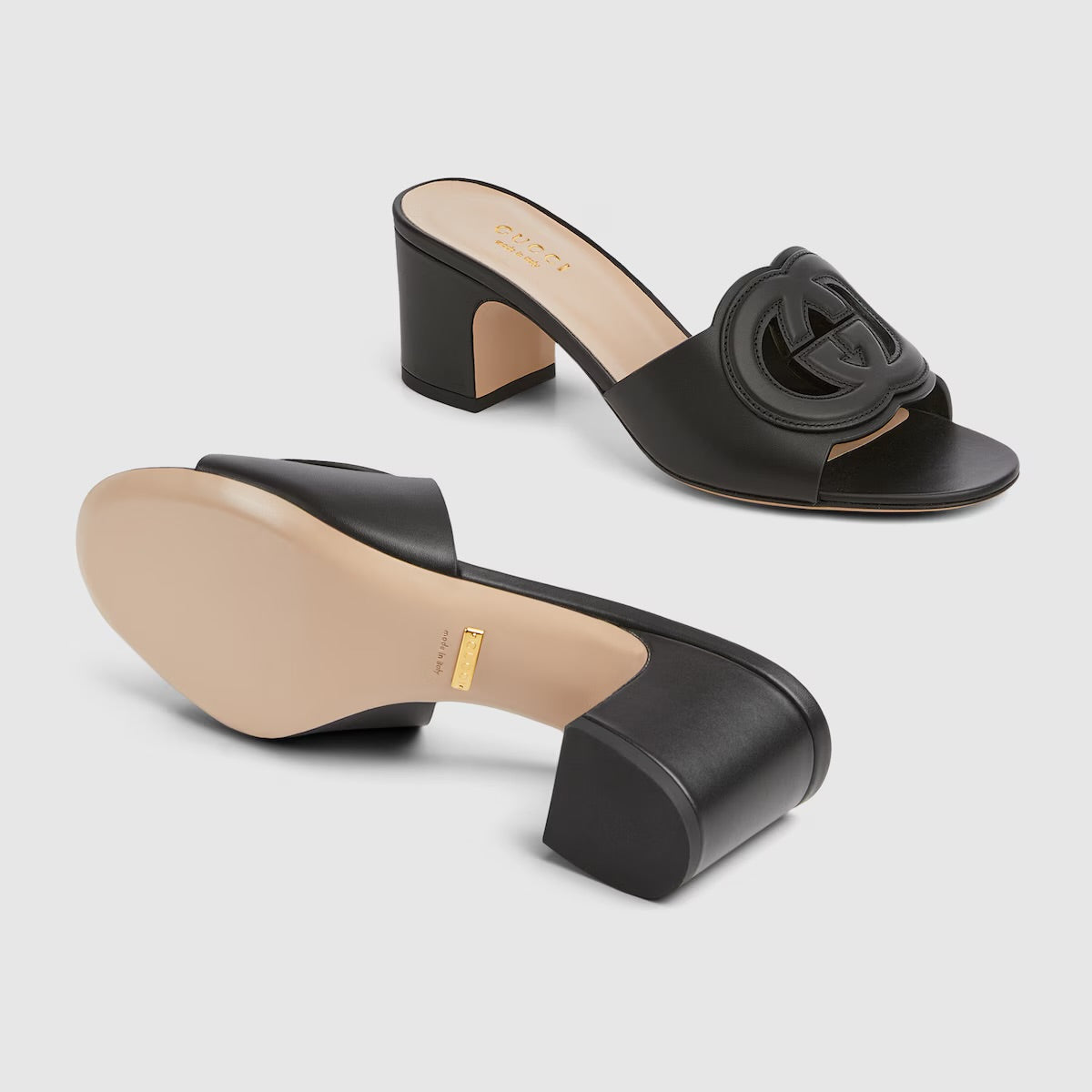 Gucci Interlocking G Slide Sandals