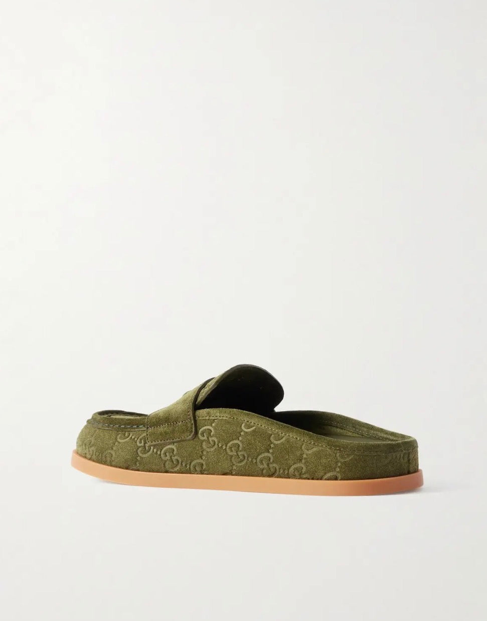 Gucci Double G Suede Mules