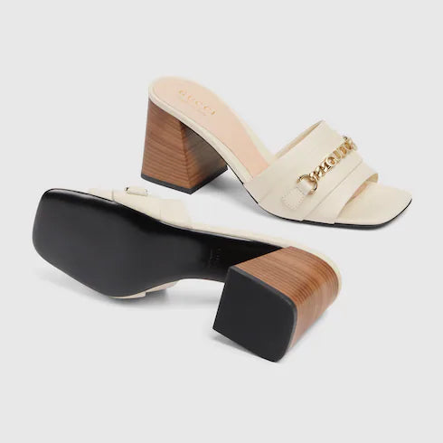 Gucci Logo Signoria Slide Sandals