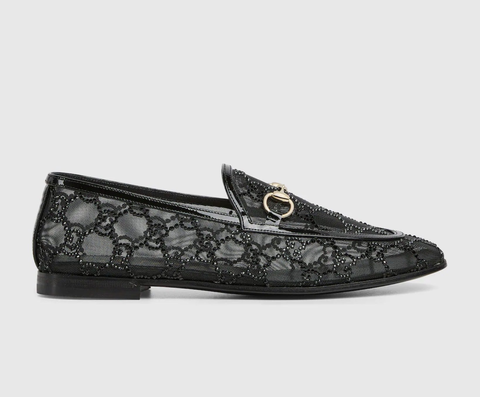 Gucci GG Crystal Jordaan Loafers
