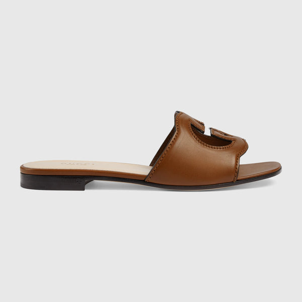 Gucci Interlocking G Slide Sandals