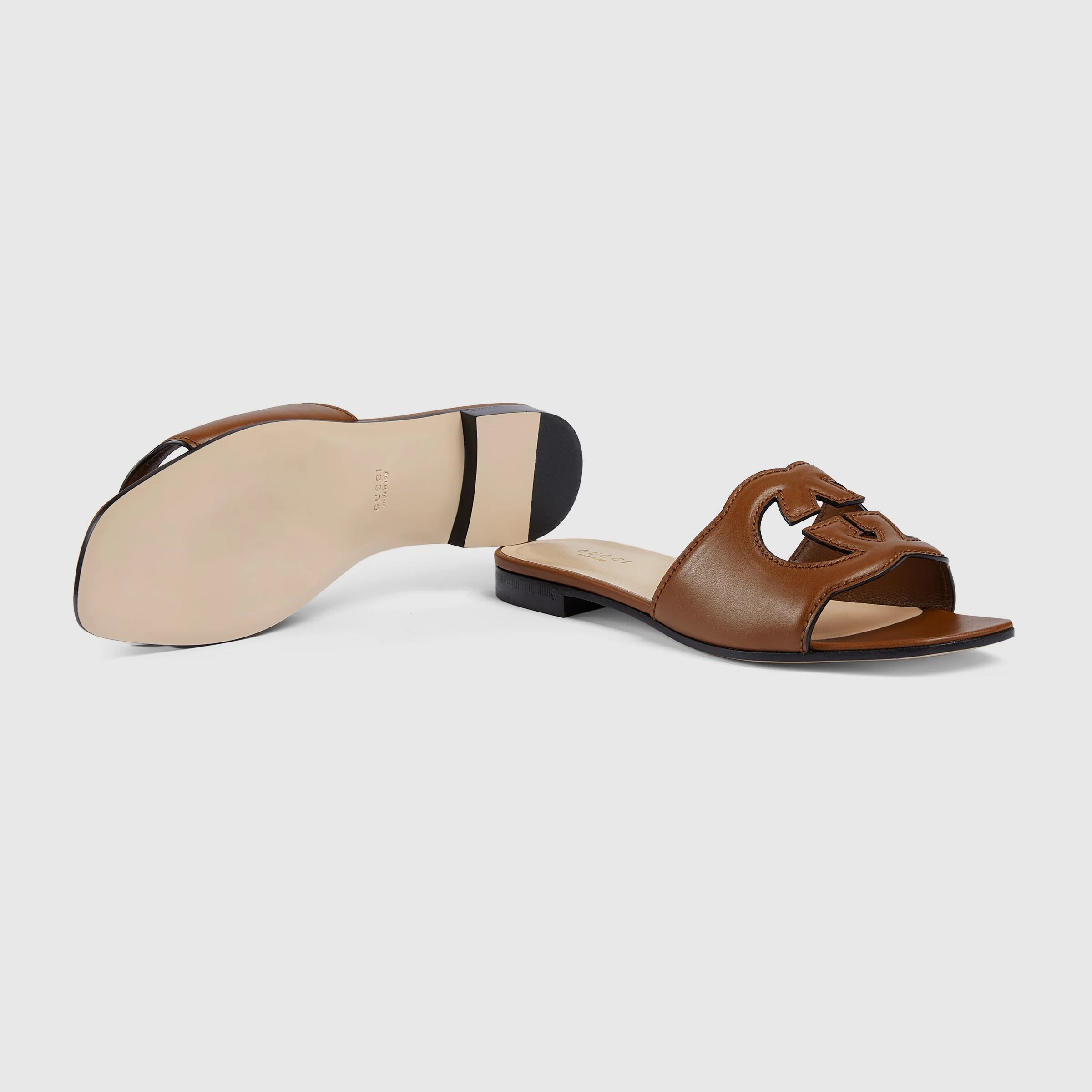 Gucci Interlocking G Slide Sandals