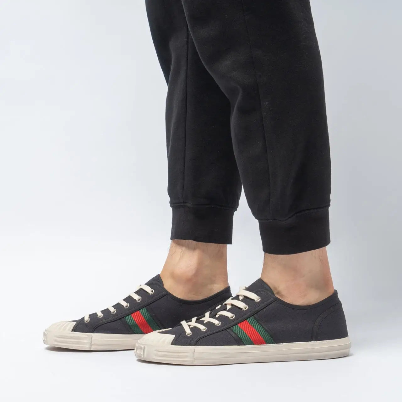 Gucci Web Canvas Sneakers
