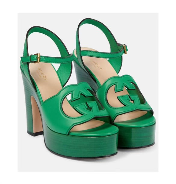 Gucci interlocking G high sandals