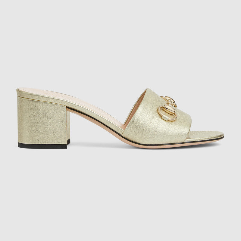 Gucci Horsebit Leather Sandals