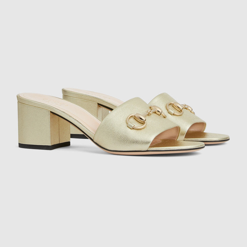 Gucci Horsebit Leather Sandals