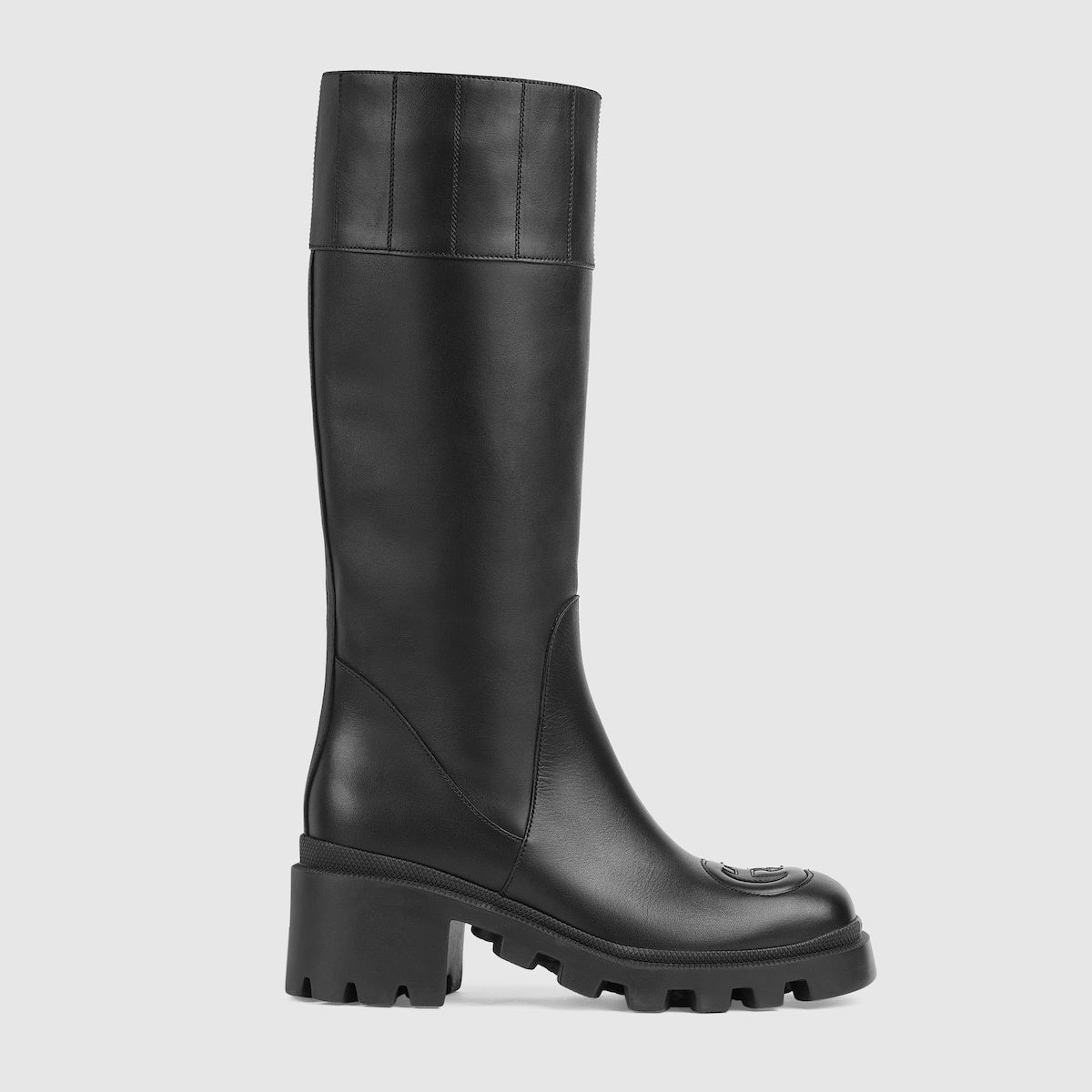Gucci Interlocking G Leather Boots