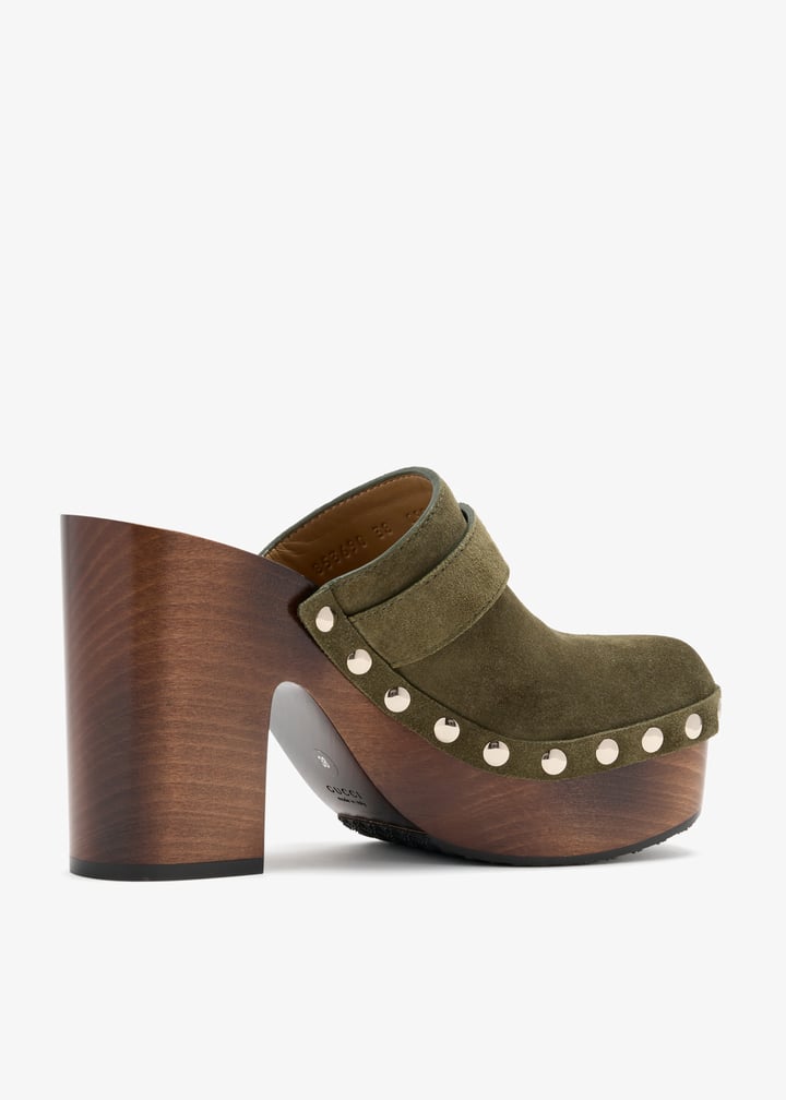 Gucci Double G Platform Clogs